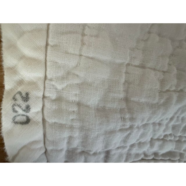 1900 - 1909 Antique 1920's Whirling Log Quilt Floursack Utility Quilt For Sale - Image 5 of 12