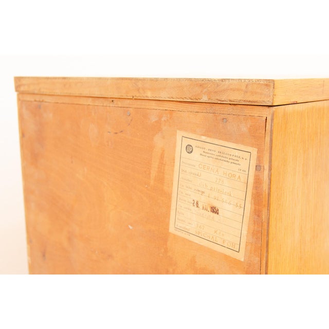 Mid-Century Chimney Chest of Drawers from Up Závody, 1958 For Sale - Image 17 of 18