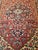 Persian Early 1900s Persian Heriz Rug, Hand-Knotted Wool, Geometric Design, Red & Navy, 6x10 For Sale - Image 3 of 14