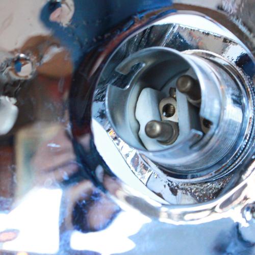 Vintage Table Lamp in Chrome, 1930s For Sale - Image 6 of 7