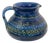 Blue Ceramic Jug by Aldo Londi for Bitossi, 1970s For Sale