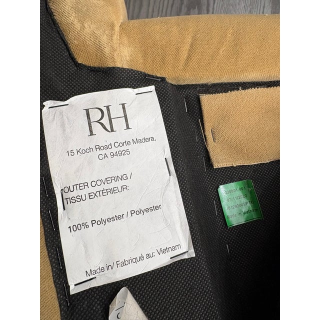 Wood Rh Reyna Swivel Chair For Sale - Image 7 of 18