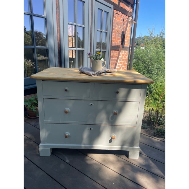 Antique Chest of Drawers in Fir, 1890s For Sale - Image 13 of 16