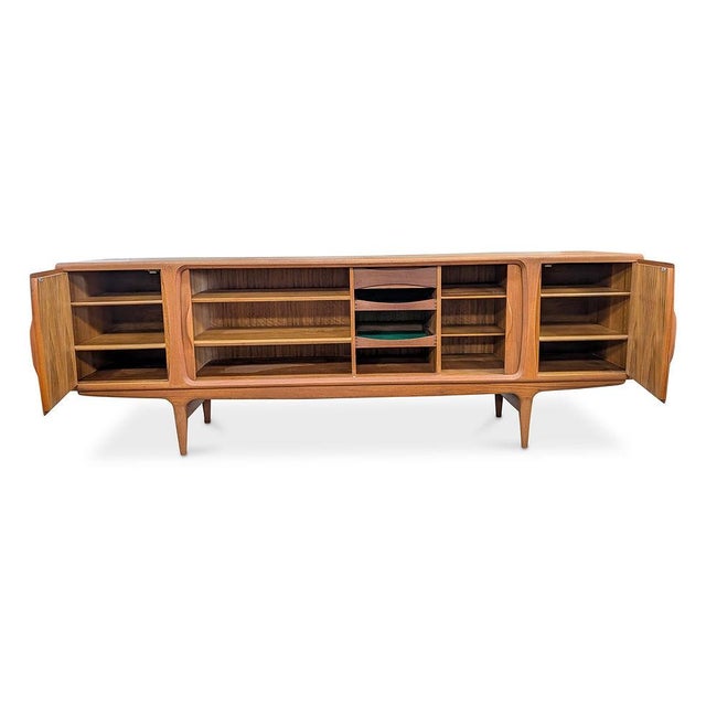 Wood 1950s Rare Johannes Andersen by Uldum XL Teak Sideboard, Attributed For Sale - Image 7 of 7
