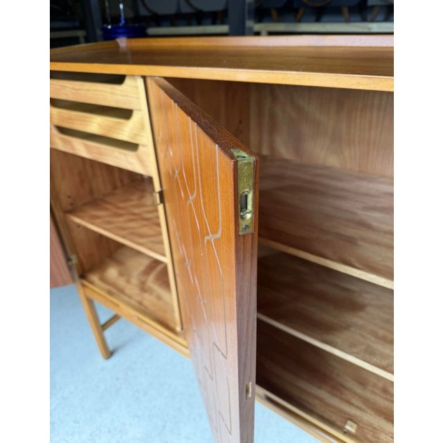 David Rosén Mid-Century Modern Swedish High Sideboard by David Rosen for Westbergs Möbler For Sale - Image 4 of 18