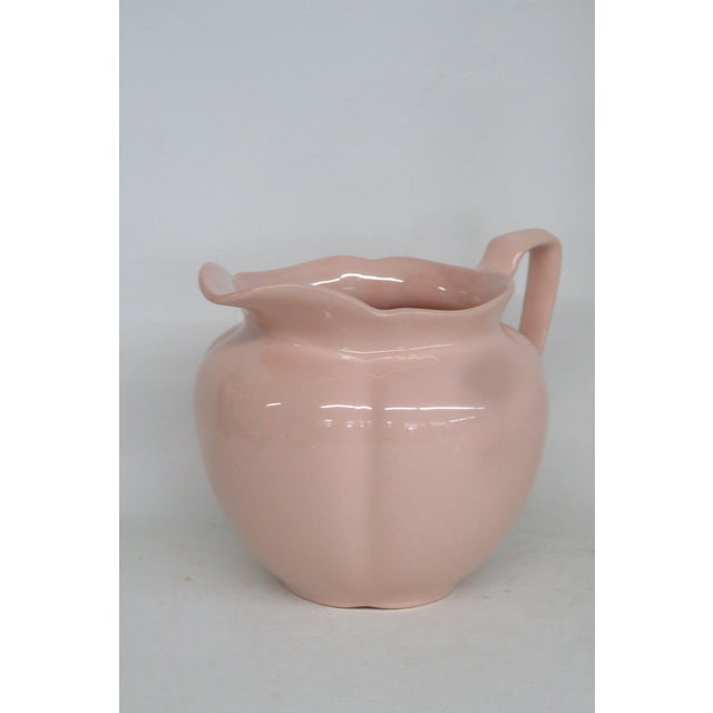 Mid-Century Modern Rosedawn by Johnson Brothers Mid Century Peach Pitcher Jug 4607b For Sale - Image 3 of 10
