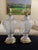 Vintage Waterford Style Elegant Large Crystal and Brass Table Lamps - a Pair For Sale - Image 9 of 9
