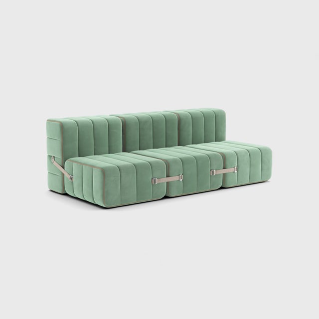 Modular Sofa with Sleeping Function in Barcelona Fabric by by Ambivalenz, Set of 6 For Sale - Image 18 of 18