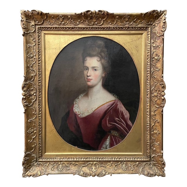 18th Century Portrait of a Young Lady, 18th Century For Sale