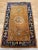 Early 20th Century Vintage Chinese Art Deco Area Rug, Hand-Knotted Wool Pile, Tan, Dark Blue, 1920s For Sale - Image 5 of 12