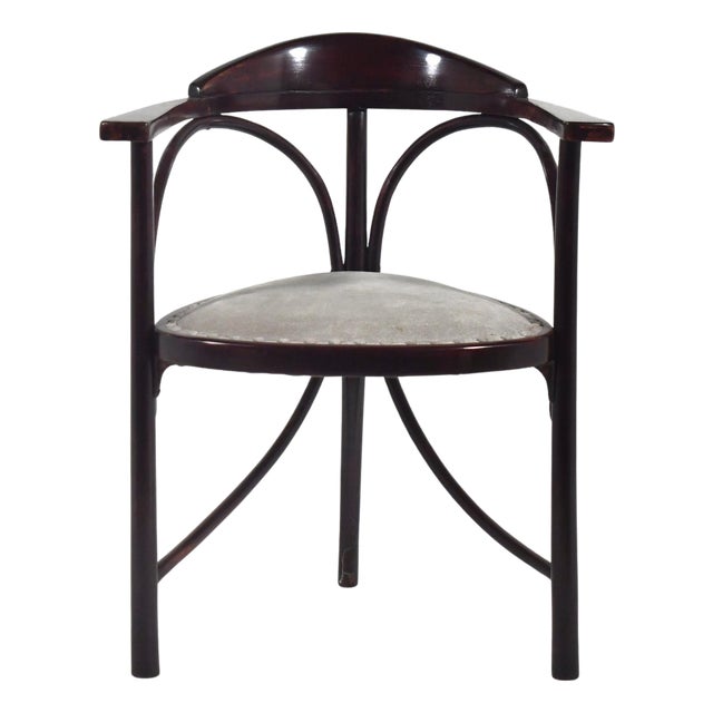 Thonet Model 81 Three-Legged Armchair For Sale