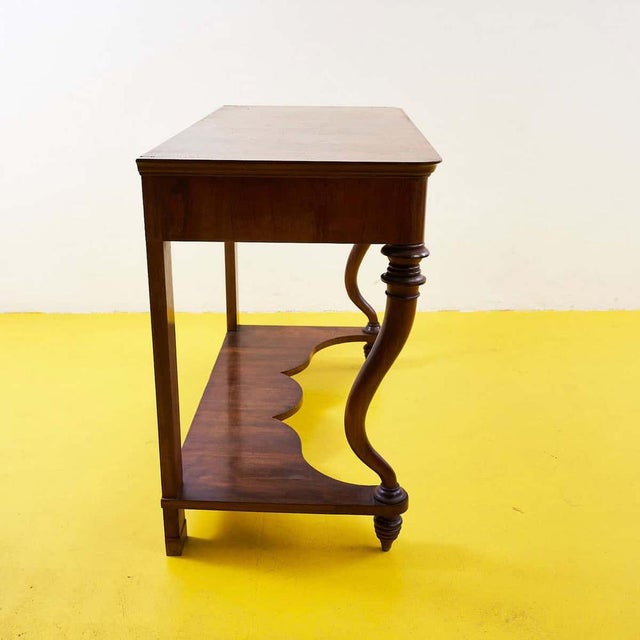 Antique Walnut Console Table, 1800s For Sale - Image 6 of 10