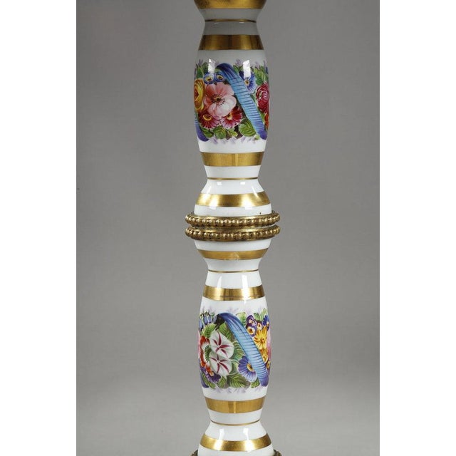 19th Century Porcelain Pedestal Table Allegory of Music, 1860s For Sale - Image 11 of 18