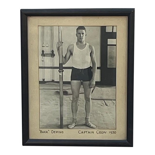 Vintage Original Photo of Crew Captain 1930 For Sale