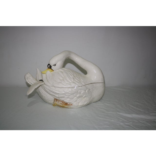 Italian Goose Soup Tureen With Ladle Chairish