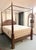 Bombay Company Mahogany Four Poster Bed With Canopy For Sale - Image 10 of 10