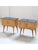 Type Bedside tables (pair) Date 1950 Origin Italy Materials Wood Model Cabinet / Bedside table Conservation status...