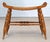 Vintage Hitchcock-Style Maple Bench With Woven Rush Seat & Gold Stenciling For Sale - Image 4 of 18