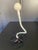 Vintage White Hebi Lamp in Cream White by Isao Hosoe for Valenti, 1970s For Sale - Image 4 of 15