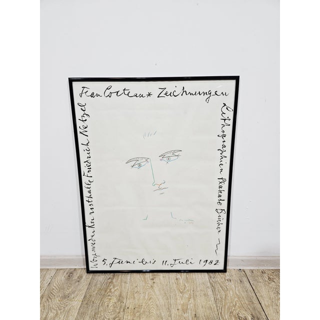 Original Exhibition Poster by Jean Cocteau, 1982 For Sale - Image 17 of 17