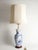 French Blue and White Willow Porcelain Table Lamp by Louis Drimmer for Limoges For Sale - Image 13 of 14