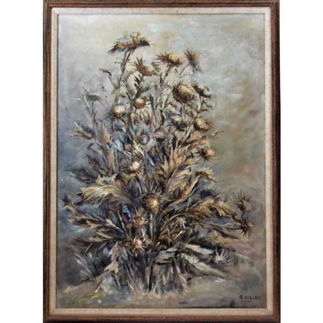 Irina Belotelkin Roublon, flowers, Circa 1960 For Sale