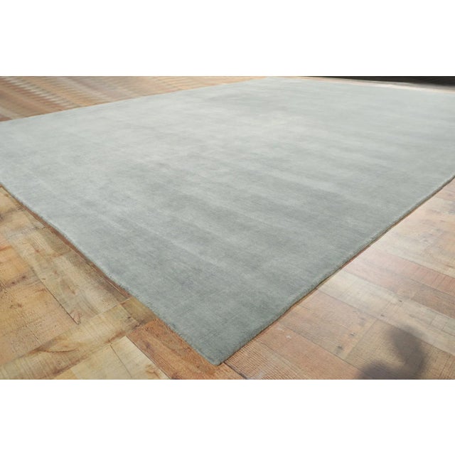 Early 21st Century Gray Area Rug With Modern Style - 09'11 X 12'10 For Sale - Image 5 of 8