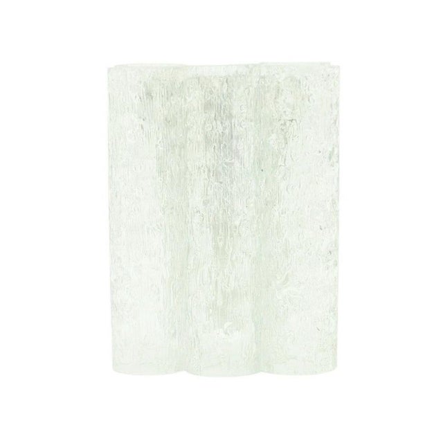 Mid-Century Modern Ice Glass Wall Light from Doria Leuchten, Germany, 1960s For Sale - Image 9 of 9