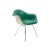 Green Mid-Century Modern Green Leather Dax Chair by Charles & Ray Eames for Herman Miller, 1960s For Sale - Image 8 of 8