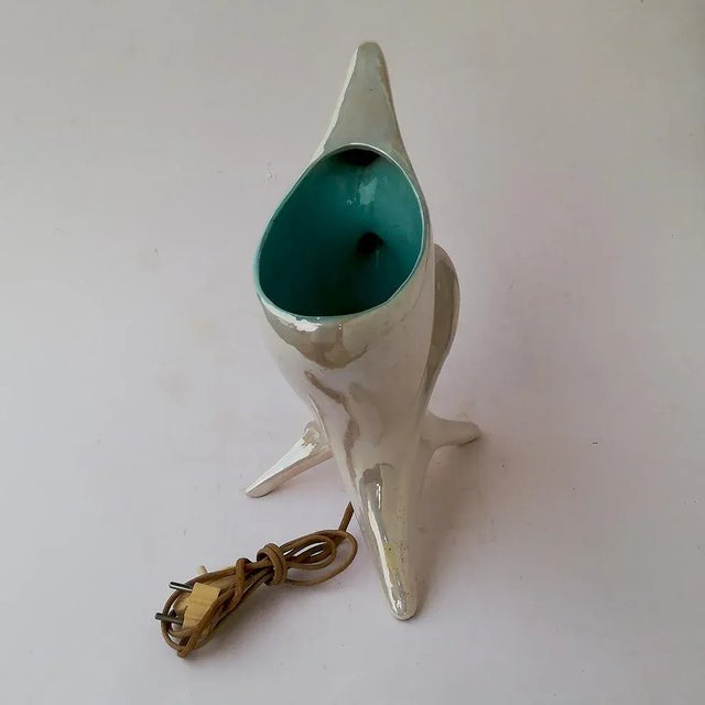 Mid-Century Italian Ceramic Table Lamp from Artistica Aretini For Sale - Image 6 of 8