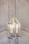 French Sophisticated 20th Century French Brass and Nickel Lantern For Sale - Image 3 of 7
