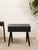 Wood Black Stool For Sale - Image 7 of 8