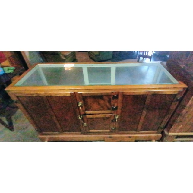 Early 20th Century Downing Mfg. Co. Oak Mercantile Display With Ice Box For Sale - Image 10 of 12