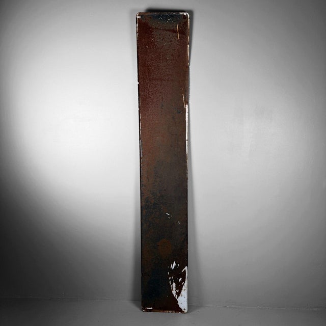 Large Japanese Enamel Nippon Gas Advertising Sign, 1950s For Sale - Image 9 of 11