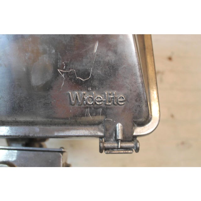 Silver 1970s Industrial Floor Lamp For Sale - Image 8 of 10