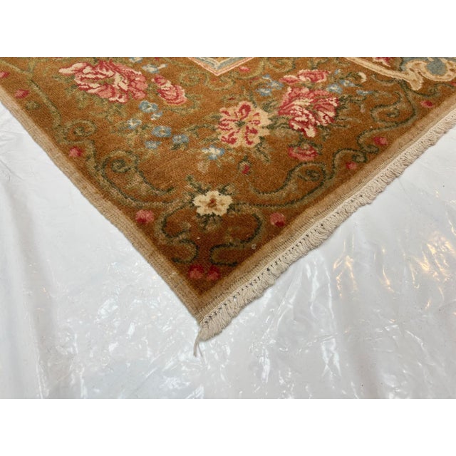 1970s Vegetable Dye Oushak , 9' X 11' For Sale In New York - Image 6 of 6