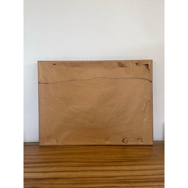 Black 1970s Vintage Signed and Framed Etching Print by Suzanne Rauacher of Abstract Sailboats For Sale - Image 8 of 8