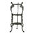 Victorian Style Cast Iron Three Tiered Jardinière Plant Stand Lion Head Paw Footed Details Vintage For Sale