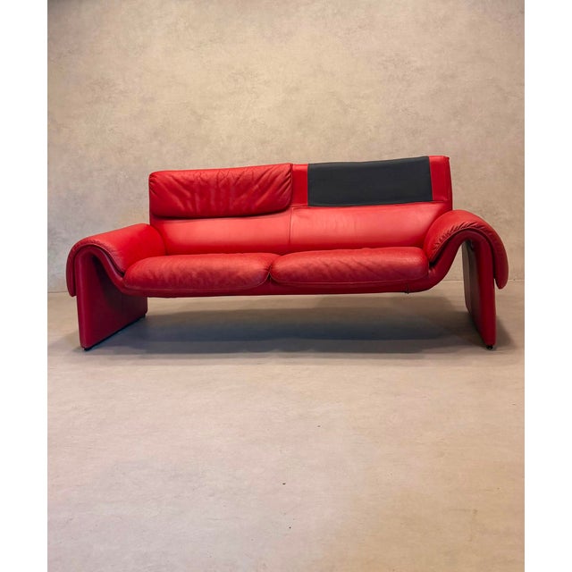 Vintage DS-2011 Leather Sofa from de Sede, 1980s For Sale - Image 9 of 14