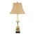 1970s Sarried, LTD Solid Brass Shell Candlestick Table For Sale