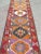 Mid-Century Modern 70s Orangecolor Herki Carpet Runner Long Runner Rug For Sale - Image 3 of 11