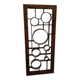 Ron Pessolano (1947-2017) Signed Hand Crafted Studio Arts & Crafts Wood Frame Mirror One of a Kind For Sale