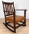 Antique Arts & Crafts Quartersawn Oak Rocking Chair For Sale - Image 4 of 15