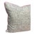 Mid 20th Century Pair 22'' Pillows Gray Dot With Pink Welt For Sale - Image 5 of 6