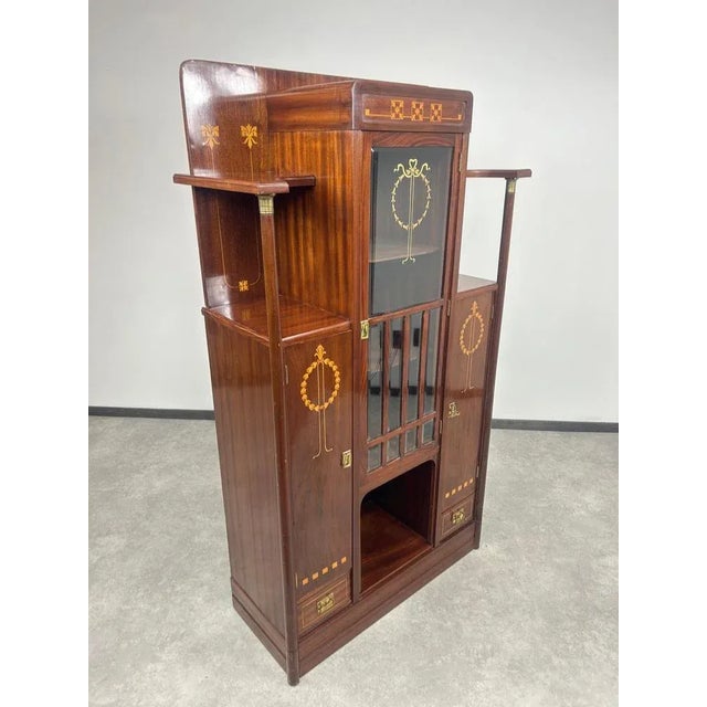 Small Vienna Secession Sideboard, 1890s For Sale - Image 4 of 17