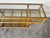 Vintage Three-Tier Rattan and Glass Top Sofa Console Table For Sale - Image 9 of 12