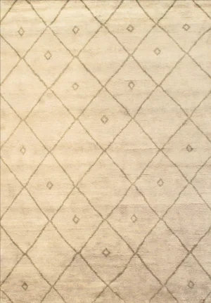 Modern Moroccan Rug - 6′ × 9′