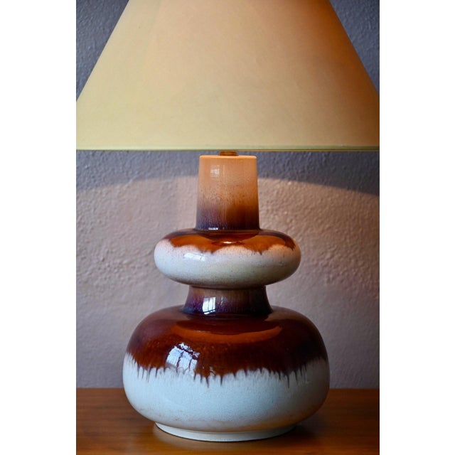 Brutalist Fat Lava Ceramic Totem Lamp, 1970s For Sale - Image 9 of 15