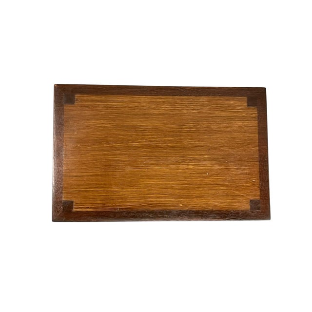 Vintage Mid Century Modern Small Parsons Side Table For Sale - Image 4 of 16