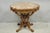Antique Eastlake Victorian Carved Walnut Marble Top Parlor Lamp Side Table For Sale - Image 14 of 14